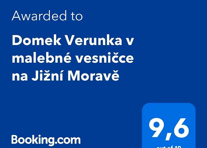 Domek Verunka V Malebne Vesnicce Na Jizni Morave