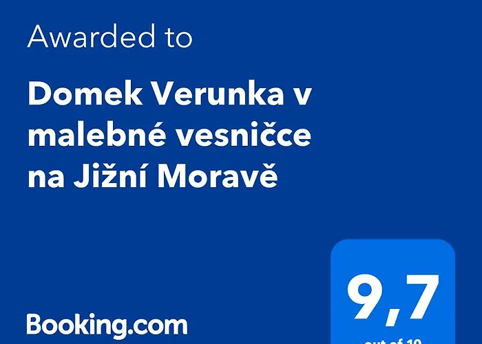 Domek Verunka V Malebne Vesnicce Na Jizni Morave